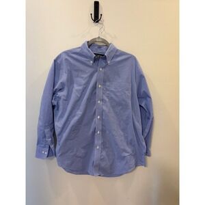 Lauren Ralph Lauren Non-Iron Dress Shirt | 16.5 / 32-33 | Blue Gingham 🔵